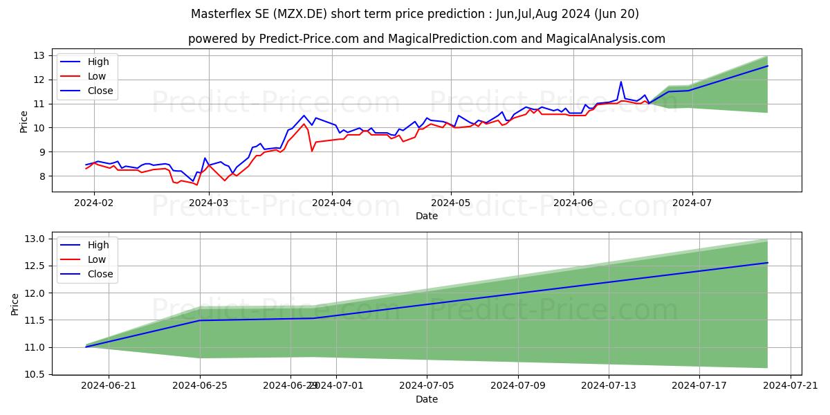 MASTERFLEX O.N. stock short term price prediction: Jul,Aug,Sep 2024|MZX.DE: 16.81