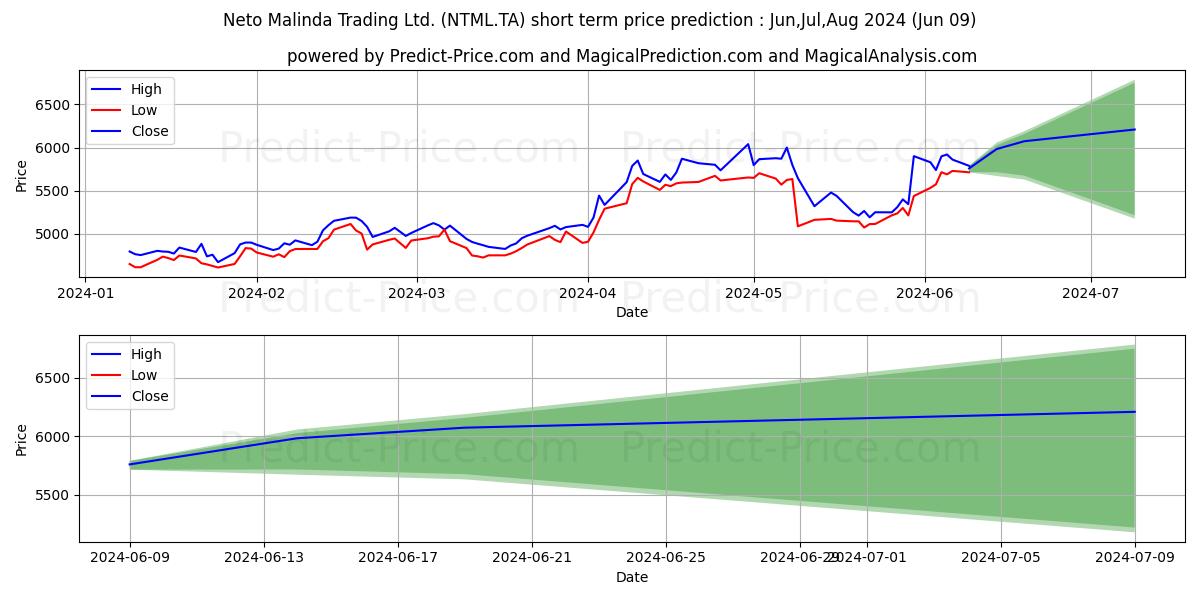 NETO MALINDA stock short term price prediction: May,Jun,Jul 2024|NTML.TA: 7,819.5494151115417480468750000000000