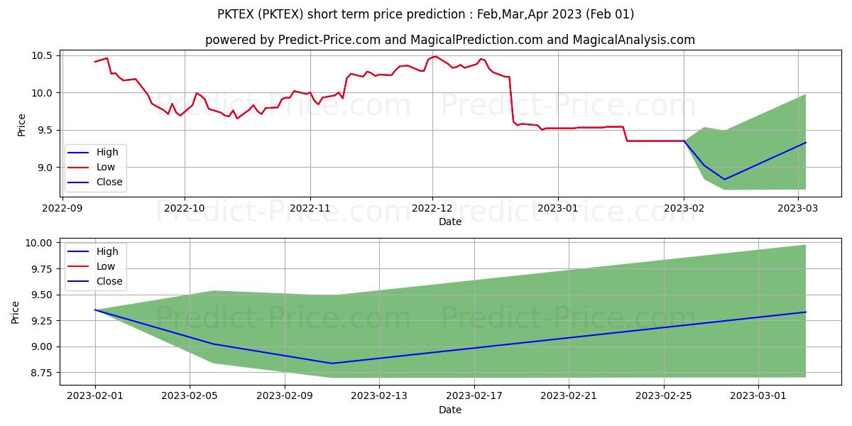 Invesco Peak Retirement 2025 Fu stock short term price prediction: Feb,Mar,Apr 2023|PKTEX: 11.12
