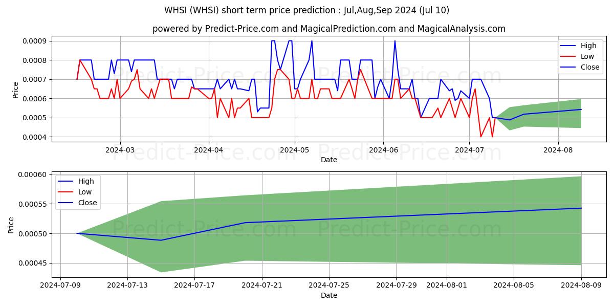 WEARABLE HEALTH SOLUTIONS INC stock short term price prediction: Jul,Aug,Sep 2024|WHSI: 0.00084