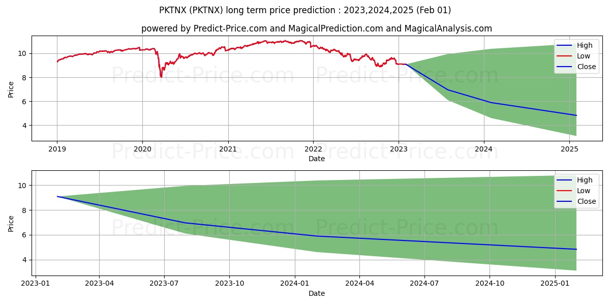 Invesco Peak Retirement 2015 Fu stock long term price prediction: 2023,2024,2025|PKTNX: 10.4212